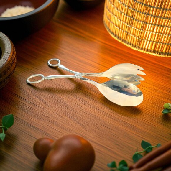 Sheffield England Serving Tongs Silver plate - Picture 2 of 7